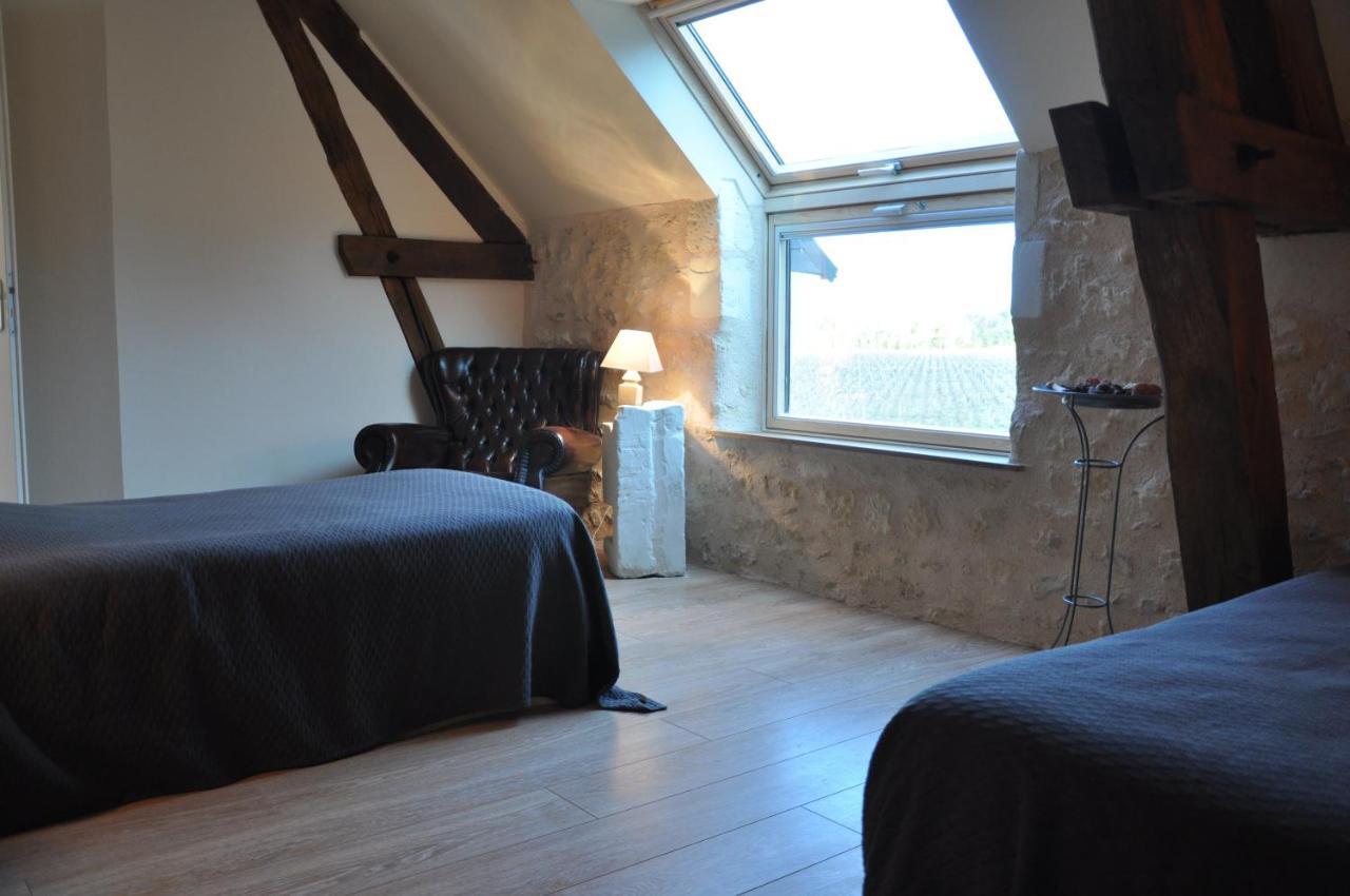 Les Pierres D'Aurele Chambres D'Hotes Saint Georges sur Cher Ruang foto